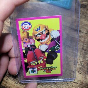 RARE VIAU McCormicks Mario Kart N64 Nintendo 64 Card Premium Coupon Canada Wario